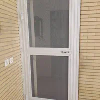ساخت درب آلومینیومی وتوری برای درب ورودی پلیسه ای|خدمات پیشه و مهارت|شیراز, پودنک|دیوار