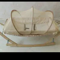 تخت گهواره پشه بند دار فروشگاه سیسمونی 115|اسباب و اثاث بچه|کرمان, |دیوار
