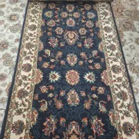 فرش کناره سورمه ای