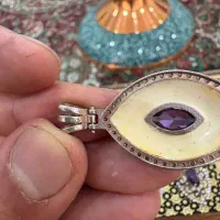 نیم ست نقره و جواهر|جواهرات|قزوین, |دیوار