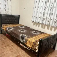 تختخواب تک‌نفره همراه تشک|تخت و سرویس خواب|رشت, کوی عرفان|دیوار