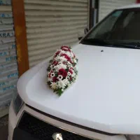 گل آرایی ماشین عروس با ۱۲۰۰|گل و گیاه طبیعی|رشت, خواهر امام|دیوار
