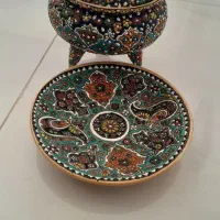تعدادی ظروف مینیا کاری وپلی استر|مجسمه، تندیس، ماکت|اسلام‌‌آباد غرب, |دیوار