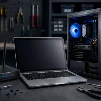تعمیرات انواع لپ‌تاپ، مودم و تجهیزات کامپیوتری