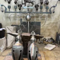 زنگ علامت زنگوله علم بلوطی آنتیک|کلکسیون اشیاء عتیقه|ری, ملکآباد|دیوار