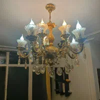 لوستر برنز ۵ شاخه ۱۰ شعله
