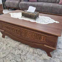 جلو مبلی ب همراه دو عسلی|مبلمان خانگی و میز عسلی|رشت, حسین آباد|دیوار