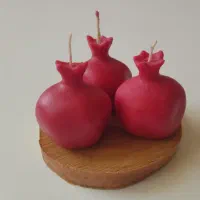 شمع ، شمع گیفت ، گیفت عروسی ، شمع انار ، شمع گل|صنایع دستی و سایر لوازم تزئینی|شیراز, شهرک فرزانگان|دیوار