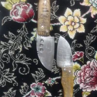 فروش دوعددچاقوی دسته شاخ