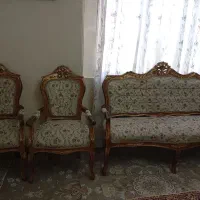 مبل ۹ نفره تمام چوب فقط ۳ میلیون|مبلمان خانگی و میز عسلی|تهران, بروجردی|دیوار