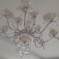 لوستر سرامیکی ۸ شاخه ۱۲ شعله