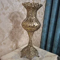 گلدان برنزی سنگین ولوستر|لوستر و چراغ آویز|تبریز, |دیوار