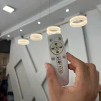 لوستر مدرن خطی گرد دایره|لوستر و چراغ آویز|کرج, شاهینویلا|دیوار