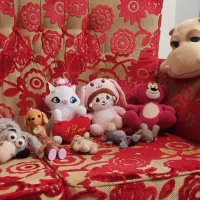 عروسک در سایز های مختلف کارکرده