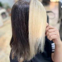 رنگ و لایت موتخفیف ویژه، و میکاپ و شنیون
