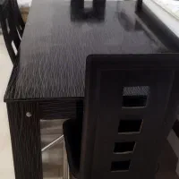 لوستر و میز غذا خوری 6نفره|لوستر و چراغ آویز|رشت, یخسازی|دیوار