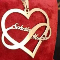 گردنبند اسم لاتین طلا از 900 sot