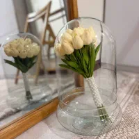 باکس گل شیشه ای