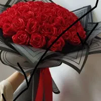 گل رز روبانی وپول آرایی