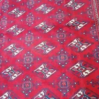 قالی ترکمن قدمت دار