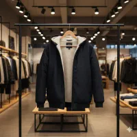 کاپشن مردانه مشکی داخل تمام خز مدل adidas