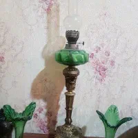 چراغ گرد سوز برنز|کلکسیون اشیاء عتیقه|اراک, |دیوار