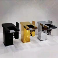 شیر روشویی LED دار مدل آبشاری