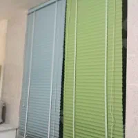 پرده کره کره ای فلزی قدیمی سالم محکم|پرده، رانر، رومیزی|لنجان, |دیوار