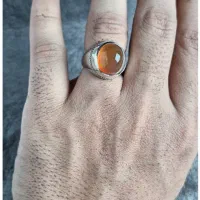 عقیق پرتقالی یمنی رکاب فیلی دست ساز|بدلیجات|تهران, آرارات|دیوار