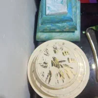 ظروف سنگ مصنوعی و شمع و رزین