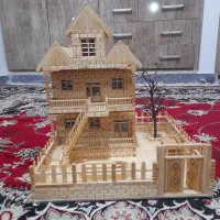 ماکت خانه ویلایی تمام چوب
