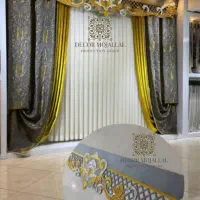فروش انواع پرده و پارچه مبلی با دوخت و نصب تخصصی|پرده، رانر، رومیزی|اصفهان, ناژوان|دیوار