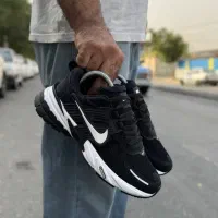 کتونی نایک رانینگ مشکی سفید وی تو کی v2k نایکی