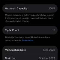 ایفون۱۶نرمال(۱۵بارشارژ)|موبایل|کرج, گوهردشت|دیوار