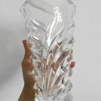 گلدان کریستال شفاف