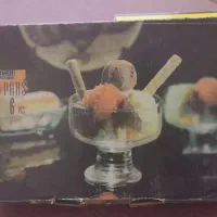 ظرف بستنی خوری و شربت خوری کاوه