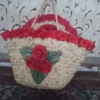 سبد حصیری سوغات شمال