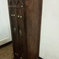 جا کفشی و آینه چوبی سنتی|جاکفشی، کمد، دراور|کرج, برغان|دیوار