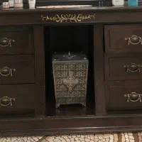 آینه دراور ، کنسول چوب