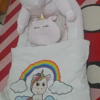 تشک گارددار و آغوشی* اسب تک شاخ *در حد نو