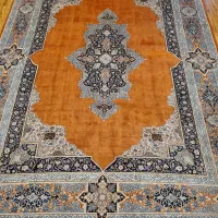 ۲ تا فرش دستباف ۶متری کرمان عتیقه قالی دستبافت