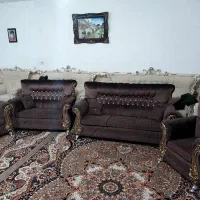 مبل قهوهای|مبلمان خانگی و میز عسلی|تاکستان, |دیوار