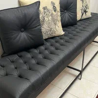 چستر چرم ترک با پایه آهن