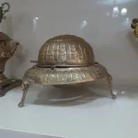 خاویار خوری برنجی گلاب پاش برنجی