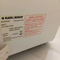 ماکروفر مارک black&Decker|اجاق گاز و لوازم برقی پخت‌وپز|اصفهان, کوی ولی عصر|دیوار