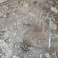 حراج شیرینی خوری غذا ساز دستی گلدان و سینی