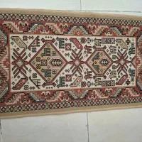 گلیم فرش  یک متر × یک و نیم و  چهار عدد پادری فرش|گلیم، جاجیم، گبه|فردیس, قریشی|دیوار