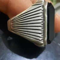 انگشتر نقره دست‌ ساز با مهر سازنده