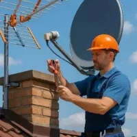 نصب انتن*فروش دستگاه* نصاب انتن. نصب براکت