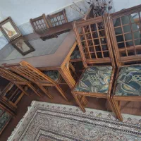 میز ناهار خوری ۸ نفره همراه با صندلی هاش